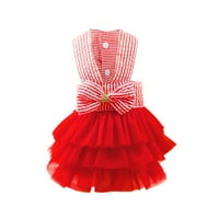 Bubble suknja Stripe čipka haljina haljina za pse princeze haljine za psa, modna kućna kućna odjeća,