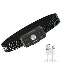 Loygkgas Novi punjivi moćni senzor HeadLamp XPE LED ribolovna farova