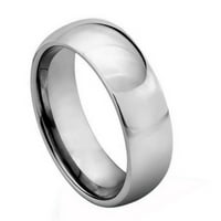 Volfram Carbide za njega i njezine kupovine klasičnog venčanog prstena