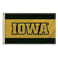 Prikaz prikazuje Ft. Iowa Hawkeyes NCAA zastava - No.006