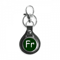 Simplistična Francuska Simbol valute FRF ključni lančani prsten za lančana prstena za ruke