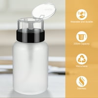 Boce za raspršivač pumpe za uklanjanje laka za nokte Podignite praznu plastičnu sredstva za uklanjanje šminke