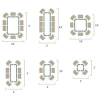 AOOODOR 9-modularni metal povišeni vrtni krevet 71 x35 x17