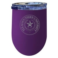 Texas Southern University oz Zatvoreni izolirani vinski nehrđajući čelik Tumbler Purple