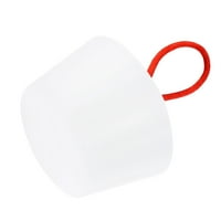 Uxcell silikonski gumeni konusni utikač na čvrsta kade za kupanje čep sa ručkom bijelom bojom