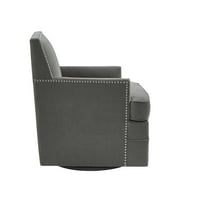 Prelazno okretni stolica za MADIson Park sa sivom završnom obradom MP103-1111