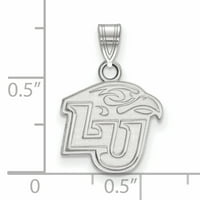Sterling Silver Logoart Službeni licencirani Collegiate Liberty univerzitet mali privjesak