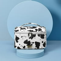 Ktyne prijenosna kozmetička torba krava tiskane vrećice za šminke za djevojčice Žene dvosmjerne patentne