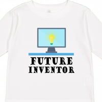 Inktastični budući izumite računar za zanimanje poklon mališani dječak ili majica s dugim rukavima