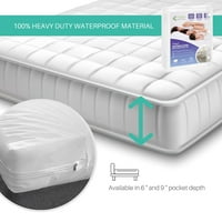 Mjerač teški vinilni krevet BO BO Spring zaštitnik - patentni, vodootporni madrac otporan na alergenu