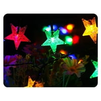 AirPow Star Light String pet šiljasti zvijezda širom neba LED dvorišta na otvorenom sa festival ukrasnim