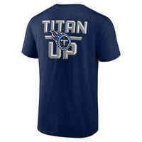 Muškarac Profil Mornary Tennessee Titans Big & visoka dvostrana majica