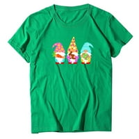 Ženske ležerne ljetne vrhove Kratki rukav grafički grafički tisak T-majice Comfy Soft Fashion Loop Fit