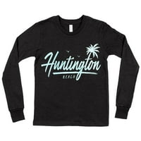 Dječja majica Huntington Beach s dugim rukavima - Kalifornija