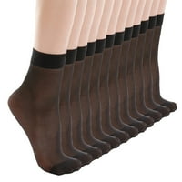 CatAlem čarape sa kuglicama na stražnjoj strani za žene parovi ženske čvrste pamučne dno, dno non klizne