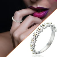 Poklon moda je slatki mali kvalitativni prsten s malim tratinčicama otkriva temperament