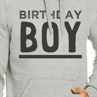 Rođendan Boy Unise Siva Hoodie Funny Rođendan Poklon košulja za njega