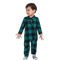 Podudaranje obiteljske pidžame dvodijelni odmor Božić PJS Porodični plaćeni roditelj-dijete PJS Spavaće