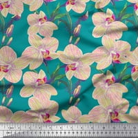 Soimoi Rayon tkanina odlazi i orhideje cvjetne tiskane tkanine od dvorišta široko