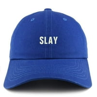 Trendy Odjeća Slay vezeni sa niskim profilom Mekani pamučni kaput kapu