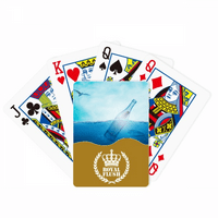 Ocean staklena boca nauka Priroda Royal Flush Poker igračka karta
