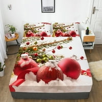 Posteljina posteljina modna opremljena poklopac sa jastukom za kućni tekstil ugrađeni listovi, twinxl