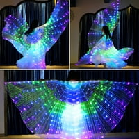 Morima LED ISIS krila, LED svjetla Trpučka plesa ISIS krila, sjaj svijetli trbušni plesni kostimi, performanse