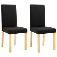Vidaxl stolice s blagovaonicom bočna stolica sa punim drvenim nogama za kućnu kuhinsku tkaninu
