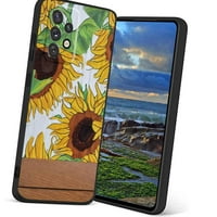 Ljeto-suncokret-ploče za drvo-telefon, deginirana za Samsung Galaxy A 5g futrola, Fleksibilna silikonska