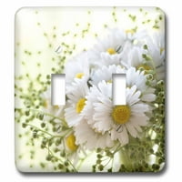 3Droza Spring Flower Tracketies u posudi - Vintage Still Life Photography - dvostruki preklopni prekidač