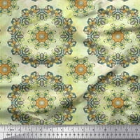 Soimoi Rayon tkanina Mandala Kaleidoskop tiskani tkaninski dvorište širom
