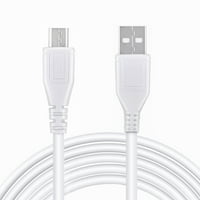 Na 5ft bijeli mikro USB kabelski kabelski kabelski kabel za napajanje za RAMOS W13PRO W w t capacitivni