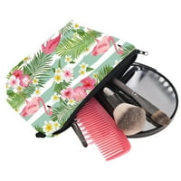 Flamingo i cvjetne vrećice za šminku Prijenosne točke za pohranu multifunkcionalna kozmetička torba