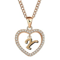 Pgeraug pokloni za žene modni poklon engleski slovo Naziv lanca privjeske ogrlice nakit abeceda ogrlica