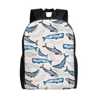Vodeni kitovi za putovanja za muškarce za muškarce Žene Klasični veliki kapacitet za laptop backpack