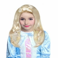Dječja ledena kraljica perika svilenkast ELSA kovrčava perik sintetička kosa za djevojke s kospaly Halloween