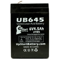- Kompatibilni baterijski alarm baterija - Zamjena UB univerzalna zapečaćena olovna kiselina - uključuje