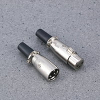 Pairs PIN XLR priključci Muški i ženski mikrofon Mic kabelski utikač Konektor zvučne utičnice
