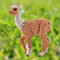 Biplut životinjska figurica simulacije magarac alpaca crvena jelena ovčarska igračka igračka za igrače