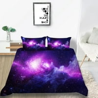 Modni 3D zvjezdani nebo tiskani pokrov posteljina sa pokrivačima sa jastučnim prekrivačima, blizancima
