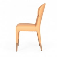 Modrest Ogden Moderna narančasta i ružinološka stolica