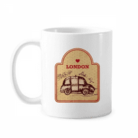 Car UK London Marke Britanija Šalica Pottery Cerac kafe Porcelanski čas