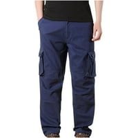 Todqot muške teretne pantalone - višestruki džepovi Slim Fit Plus veličina Stretch otporna na abraziju