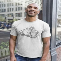 Kokosova jednostavna umjetnička majica Muškarci -Image by Shutterstock, muški mali