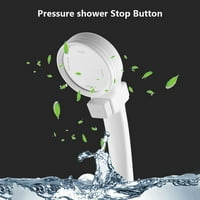 Tuš je supercharged gumb tlak tlak za glavu glava glava glava vodena poticalica tuš zaustavljanje kupaon