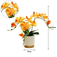 Fule umjetni cvijet Phalaenopsis Bonsai ukras umjetni orhidejni cvijet