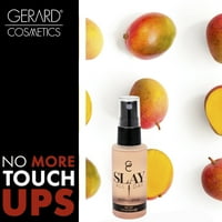 Gerard Cosmetics Slay cijeli dan Podešavanje spreja mini, veličina putovanja Makeup Finach Mist, Mango