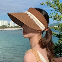 IOPQO Sun Hats ženski šešir vezeni ribar momak hop kapa šešir sunčeve kafu