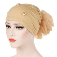 Xinyu muslimanske žene Fau Pearl cvjetni šešir hidžab zabojci za gubitak kose