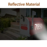 INC postavlja reflektirajuće ukrasne mailbo brojeve za izvana, naljepnice sa reflektivnim brojem, vodootporne